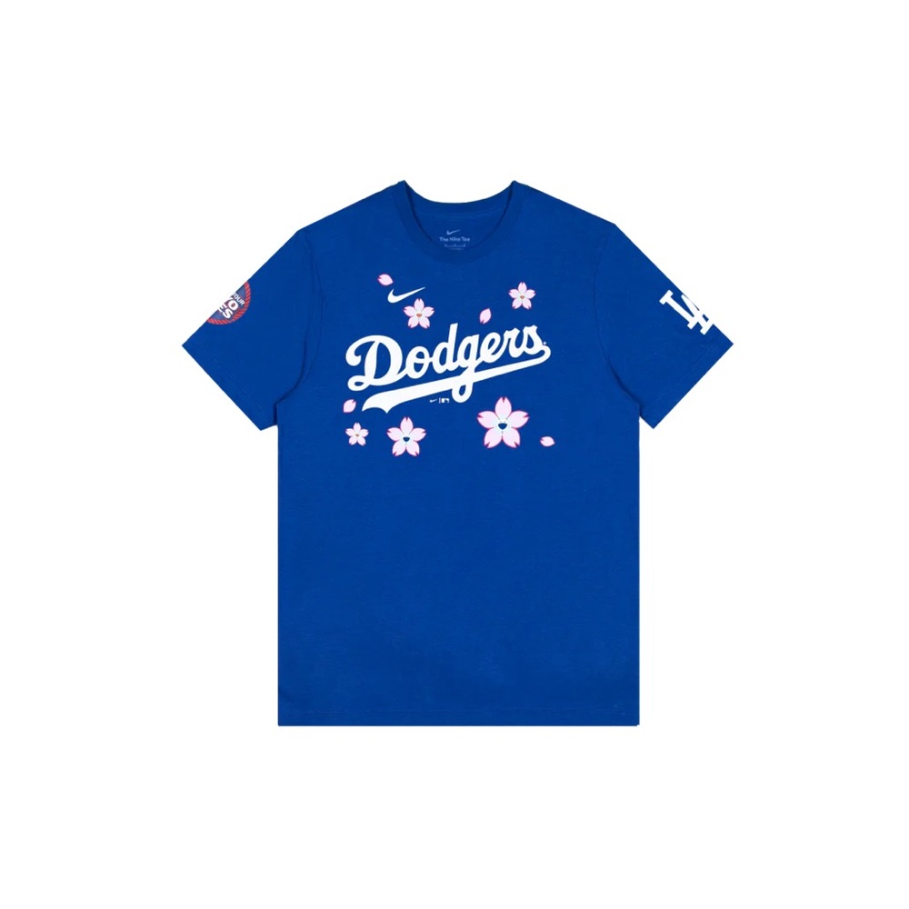 Nike - Takashi Murakami + MLB Yamamoto Dodgers SS Tee - Blue - NWT - Picture 2 of 10